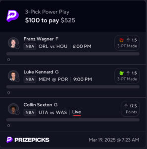 🏀NBA NUKE 3/19/25 1 UNITS